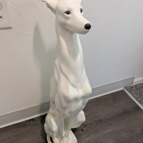 Whippet Greyhound Dog Statue - Picture 5 of 7